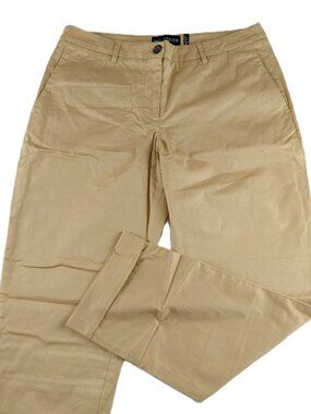 Wildfang The Essential Trouser Women's Size 10 Camel Brown Mid Rise Pant
